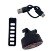 Buzaglo ikzilight achterlicht mr x met 4014 led, usb-oplaadbaar