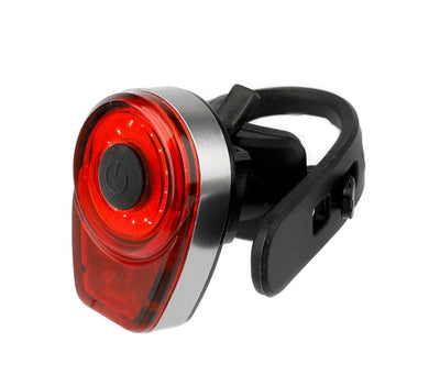 Ikzi-Light Taillight Round16 con anillo LED de mazorca roja USB