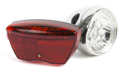 Set di illuminazione batteria a led retrò rosso rosso