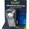 Ikzilight koplamp The Boss, 1 witte led 20LUX. incl bracket en batterijen (hangverpakking)