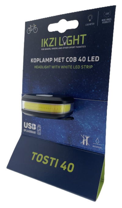 Faro ikzi Light Tosti 40 con cob 40 LED USB Chartable on Map