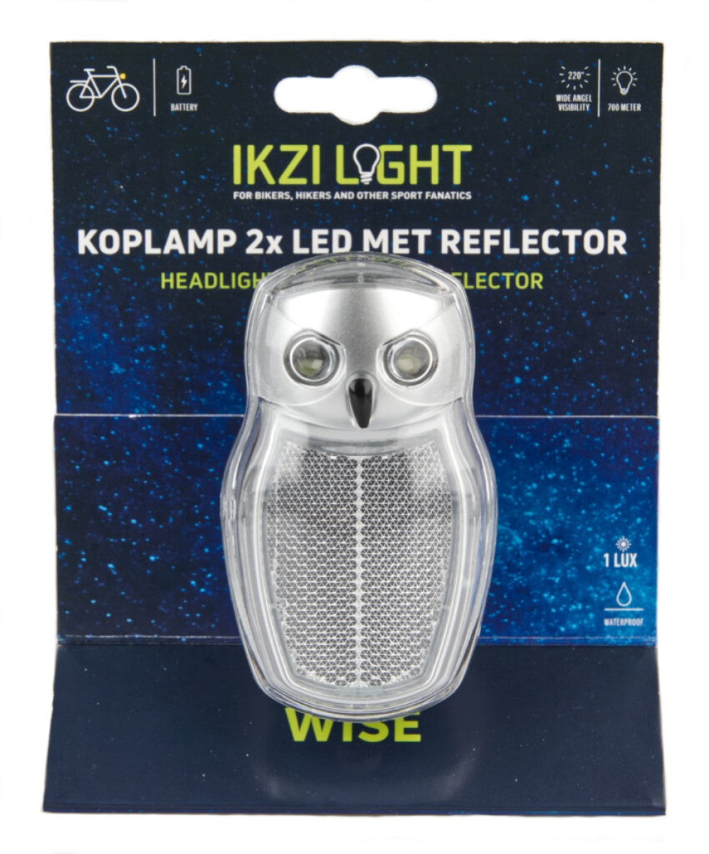 Faro reflector corona perno de montaje 2x LED blanco