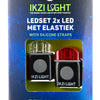IKZI Juego de Iluminación Tiras LED Negro