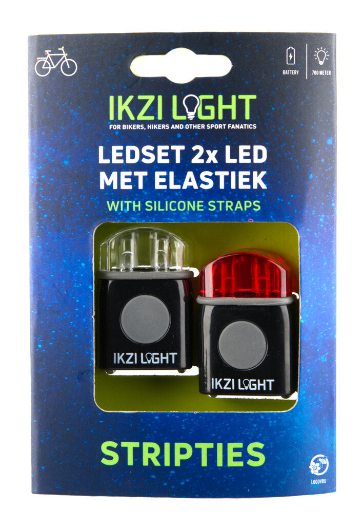 IKZI Juego de Iluminación Tiras LED Negro