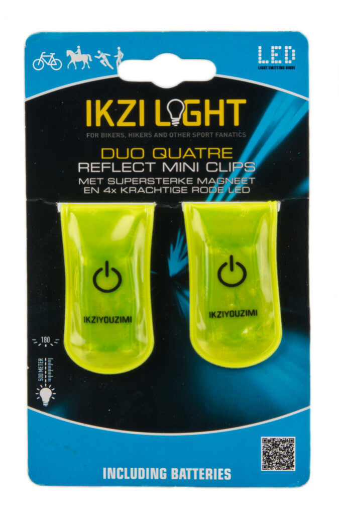 Batteria di clip di riflesso della luce ikzi
