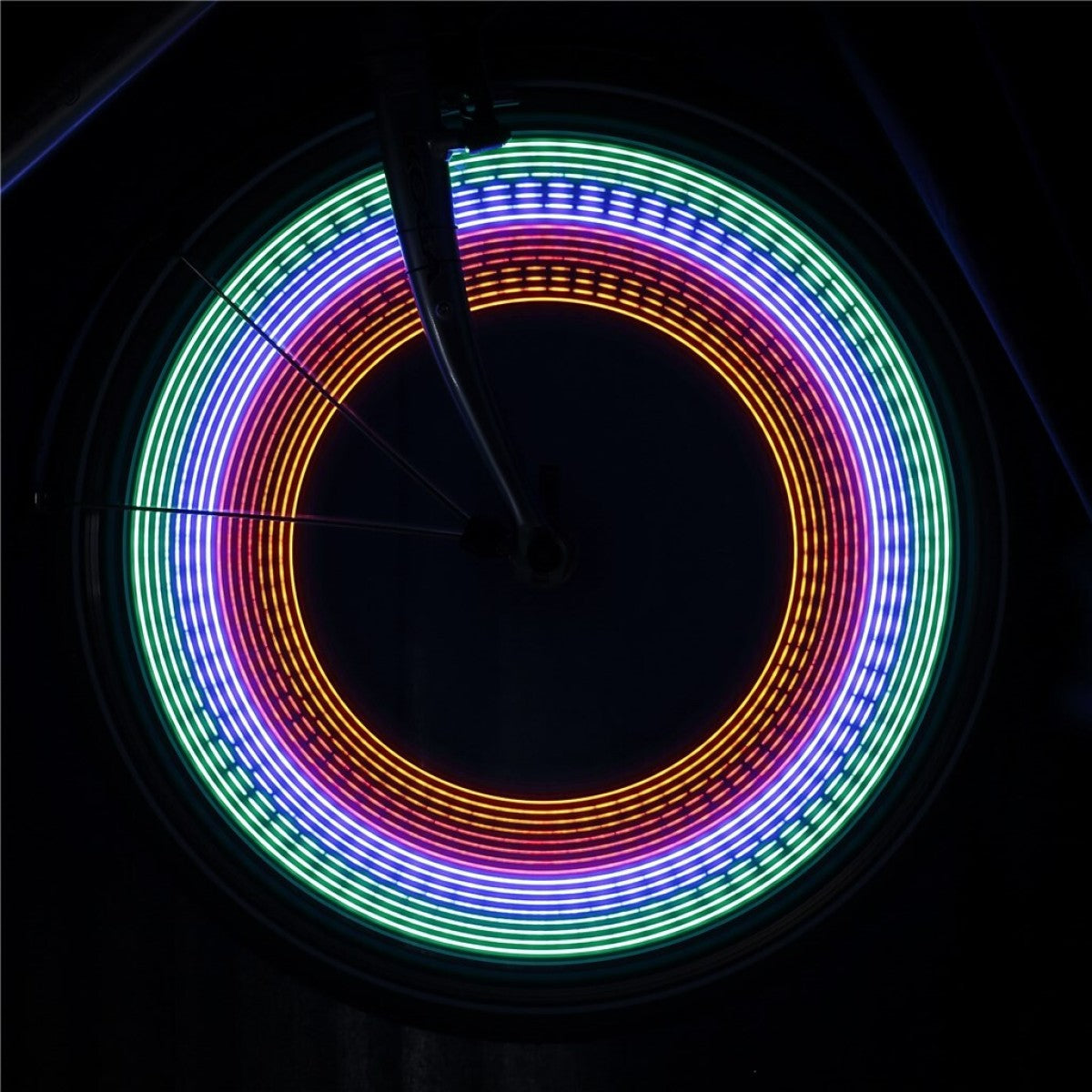 Luce ruota Ikzi a raggi 16-Led