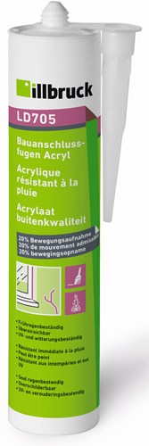 Illbruck LD702 sigillante acrilico qualità per esterni | 310ml-ld705395867