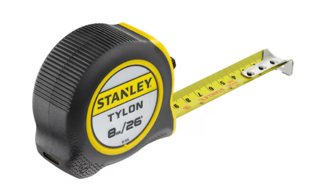 Stanley handgereedschap rolbandmaat stanley tylon | 8m 24' - 25mm - 0-30-656