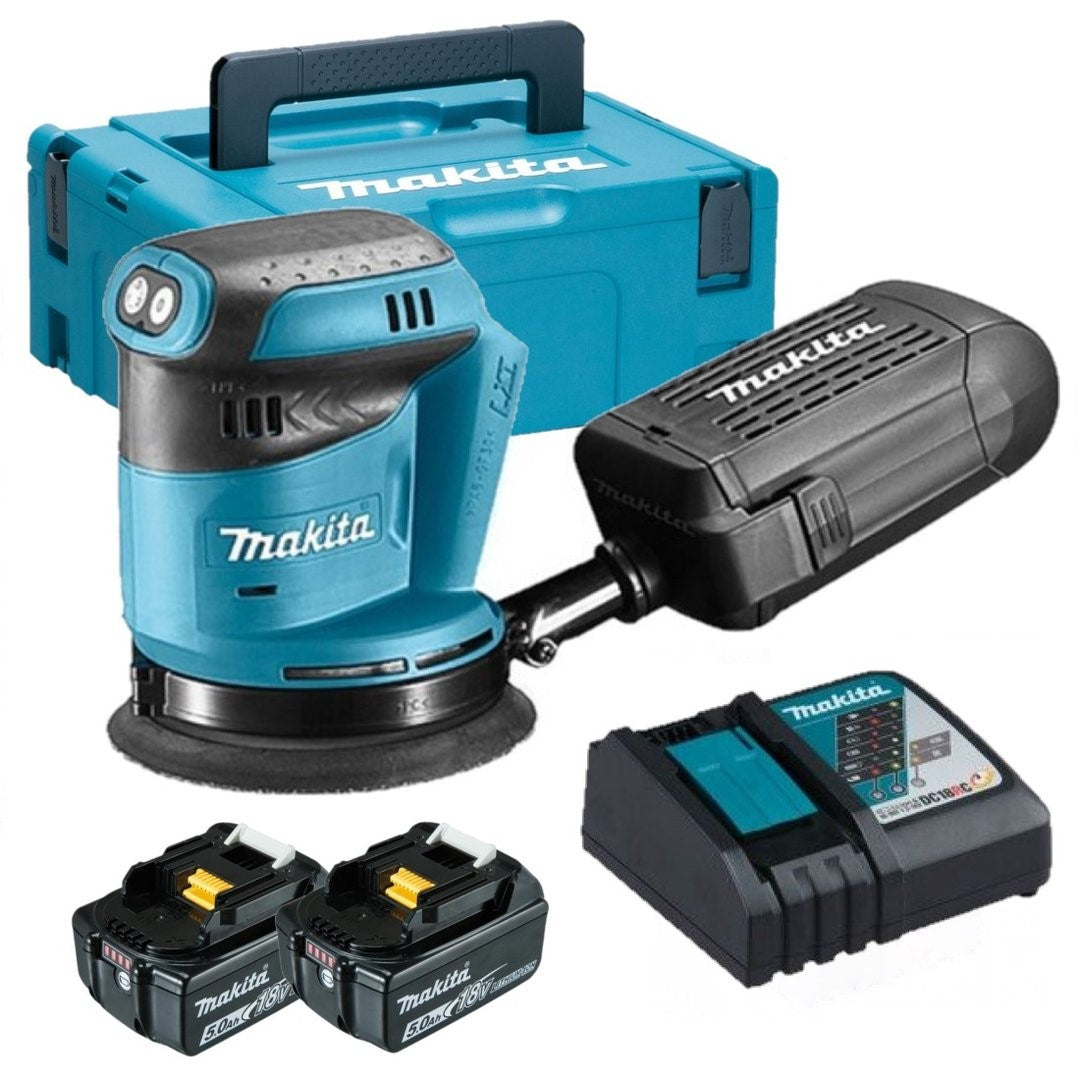 Lijadora excéntrica Makita dbo180rtj 18v | 5.0ah li-ion - dbo180rtj