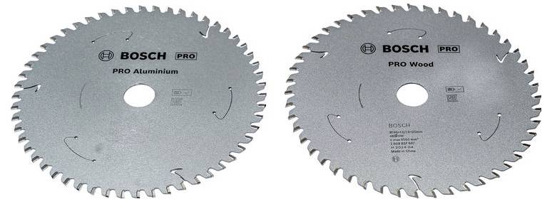 Accesorios Bosch hojas de sierra circular pro madera aluminio | 165 mm | inalámbrico | 2 piezas - 2608644733