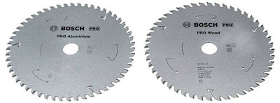Accessori Bosch lame per seghe circolari pro legno alluminio | 165 mm | senza fili | 2 pezzi - 2608644733