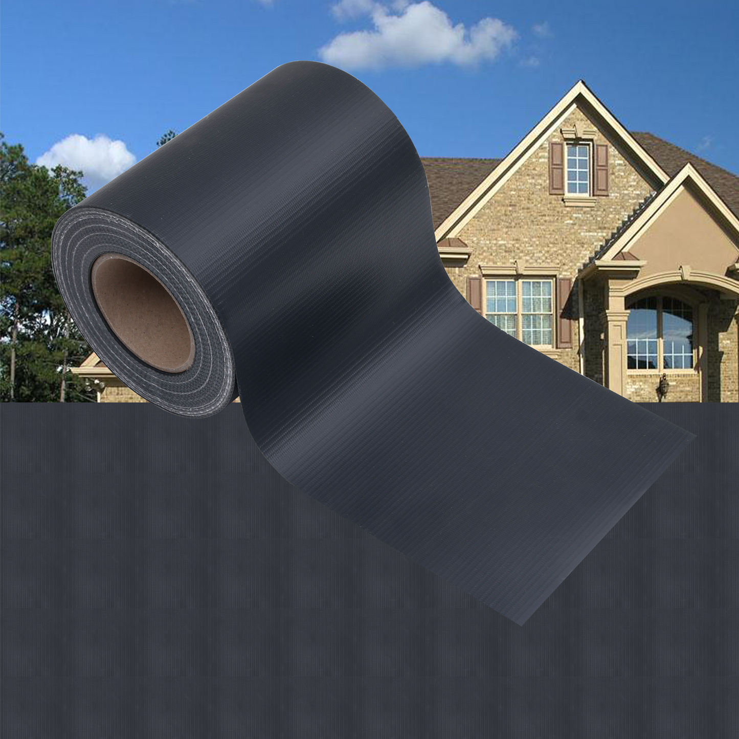 Vidaxl Schermi privacy da giardino 2 pz Grigio scuro 35 x 0,19 m PVC