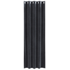 Vidaxl verduisterende gordijnen 2 pcs donkergrijs 140 x 245 cm fluweel