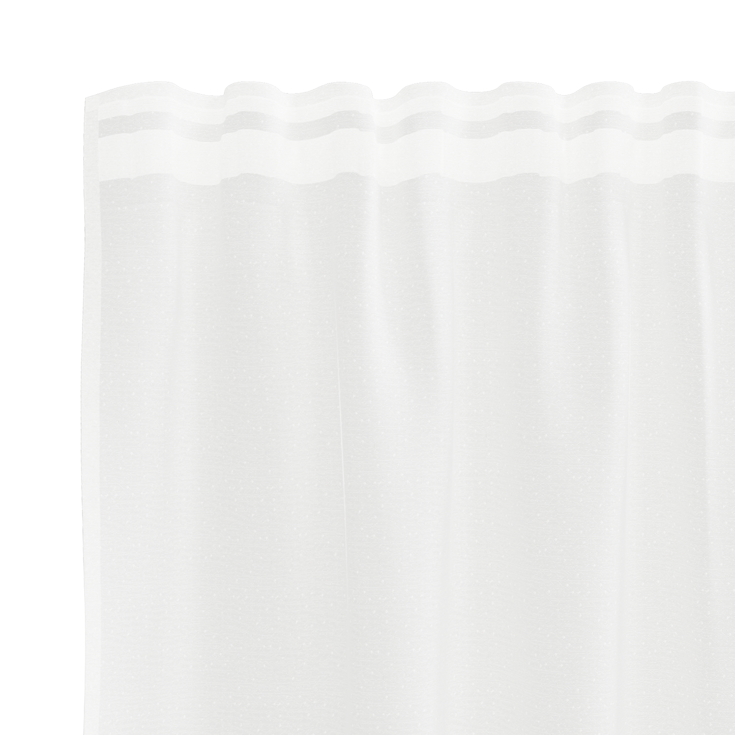 Vidaxl kantgordijn met gordijnen bloemen wit 100 x 150 cm polyester