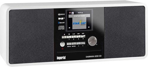 Imperial Dabman i200 Radio multifunzione CD DAB+ FM Internet Bluetooth bianco - 22-237-00