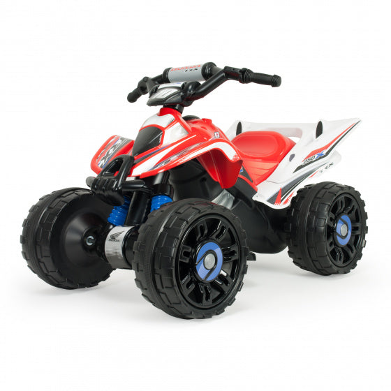 Injusa ATV elektrische kinderquad 12V rood wit