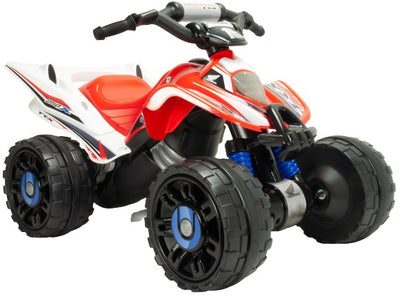 Injusa ATV Electric Kinderquad 12v rojo blanco