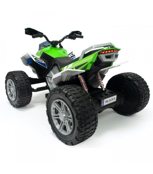 Injusa Electric Kinderquad Rage 24 V Groen White