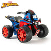 Injusa Spider-man Il veicolo batteria quad 12v blu rosso