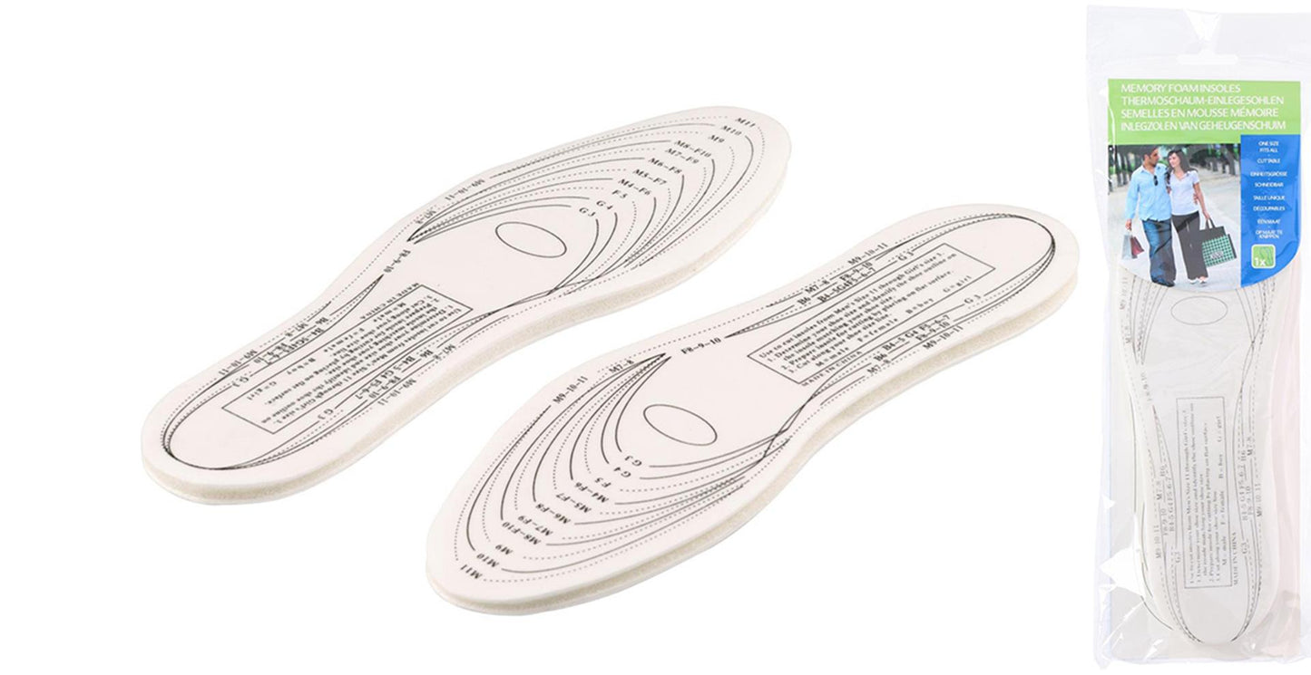 Inlegzooltjes memory foam 1 paar
