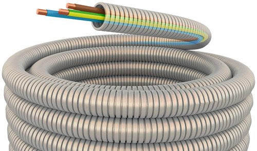 Tubo de instalación flexible 5 8 (16mm) cableado gris 100m - 1275800