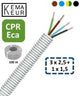 Enzo installatiebuis flexibel 5 8 (16mm) bedraad grijs 100m - 1276010