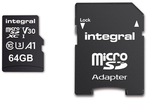 Tarjeta de memoria micro SD integral v30 64GB - 9500405