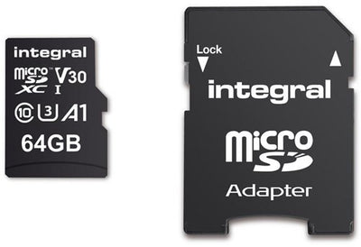 Scheda di memoria micro SD integrata v30 64GB - 9500405