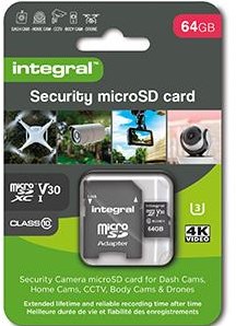 Ty scheda di memoria micro SD integrata v30 64GB securi - 9500500