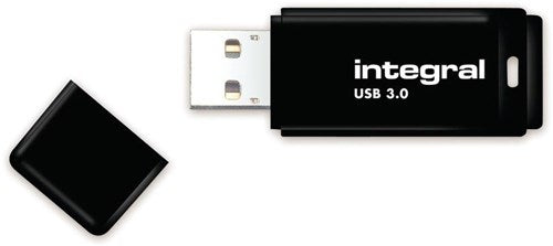 Memoria USB integral 128GB negra 3.0