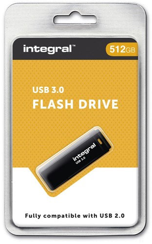 Memoria USB integral 512GB negro 3.0 - 9500220