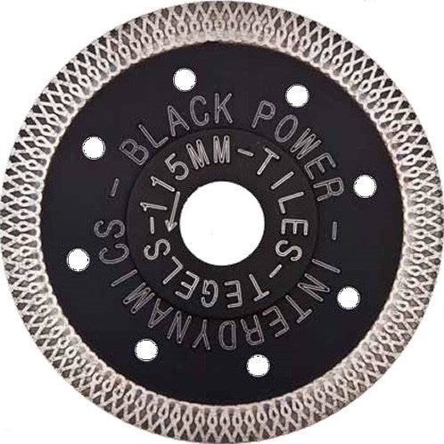 Lama per sega per piastrelle Inter Dynamics Black Power 125 mm - 308125