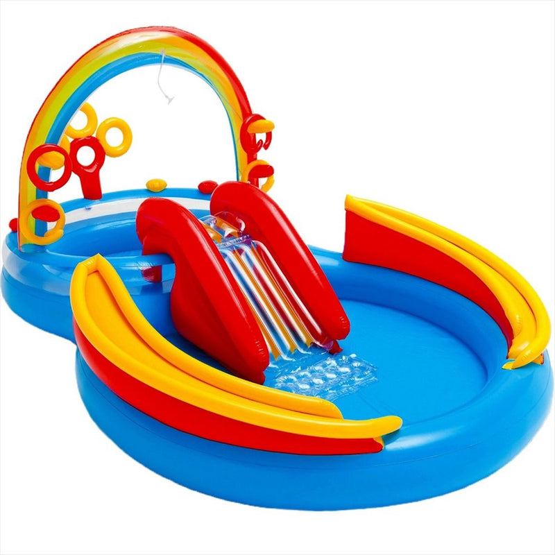 Rainbow di piscina di gioco intex
