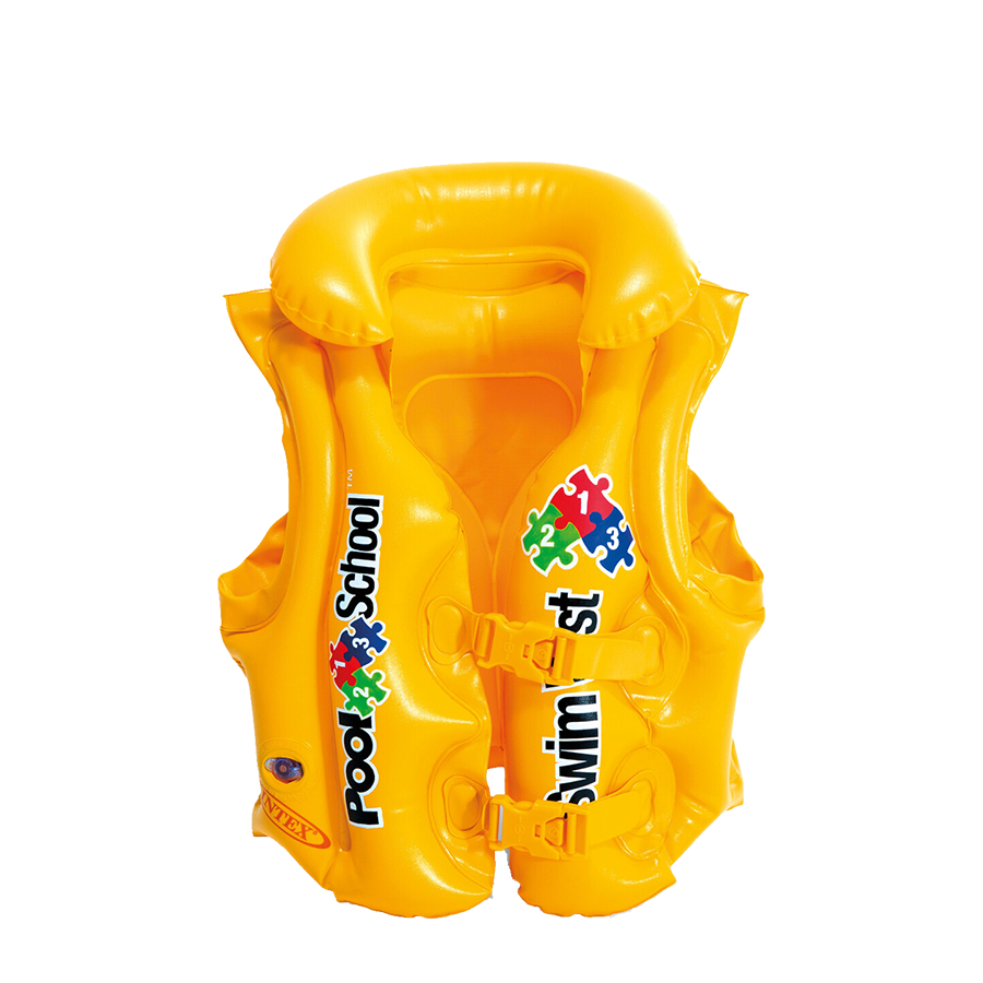 Intex zwemvest geel 50x47cm