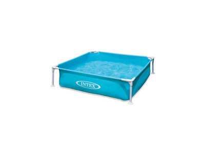 Piscina infantil Intex mini frame azul, 122x122 cm, a partir de 3 años