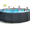 Pannello di grafite della piscina Intex 478 x 124 cm