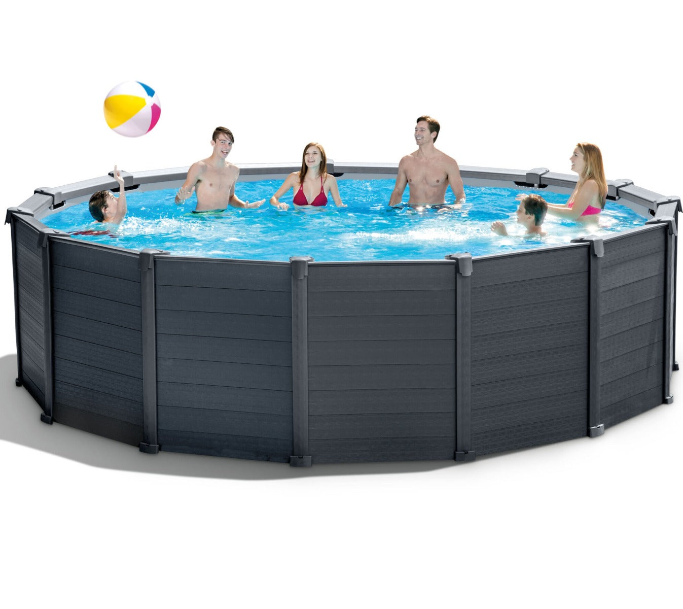 Pannello di grafite della piscina Intex 478 x 124 cm