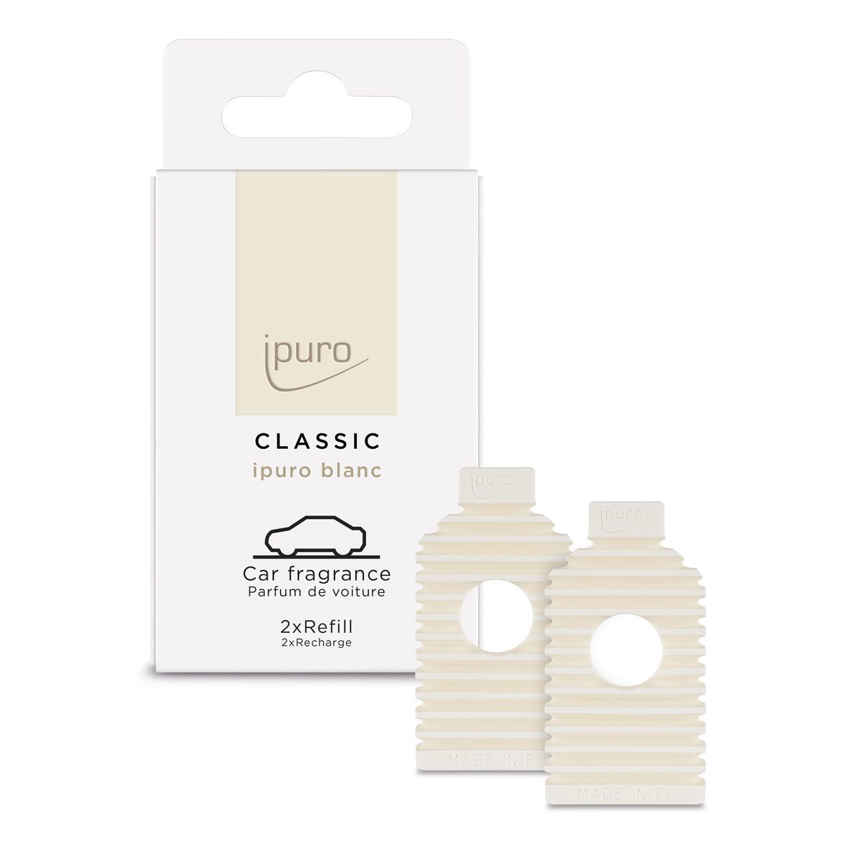 Ipuro ipuro auto línea blanc recarga 2 x 9gr
