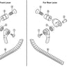 Shimano dura ace sl-bs79 2 3x10-speed bar end shifters