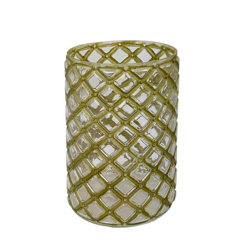 Lanterna J-line in vetro verde ø13x20cm