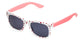 Espectro gafas de sol espectro niña rosa blanco con estrella roja