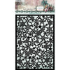 Studio light • jenine's mindful art christmas blush mask snowflake pattern