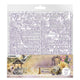 Studio light • growing blooming acetate sheets white dark purple