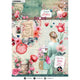 Studio light • jenine's mindful art die-cut paper pad sending you love paper elements