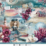Studio light • tide of hope collage paper pad backgrounds elements - afbeelding 1