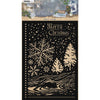 Studio light • vintage christmas mask winter collage