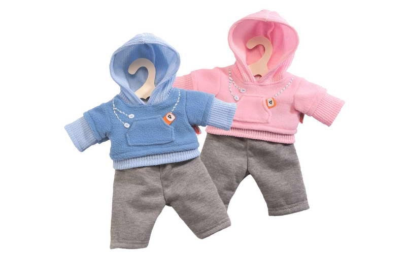Heless poppen jogging outfit - roze, 35-45 cm