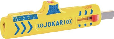 Herramienta pelacables Jokari | longitud total 124 mm | rango de trabajo d. 8,0-13,0 mm | 0,2-4,0 mm² (cable) | 1 pieza - 30155 - 30155