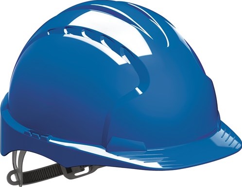 Jsp veiligheidshelm | blauw | hdpe | en 397 | 1 stuk - ajf030-000-500 - ajf030-000-500