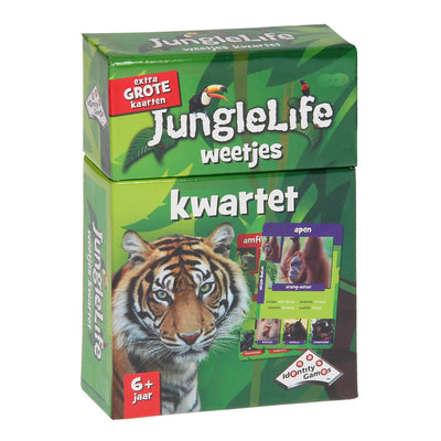 Juegos de identidad de Boosterbox Junglelife Cuarteto de datos 01541